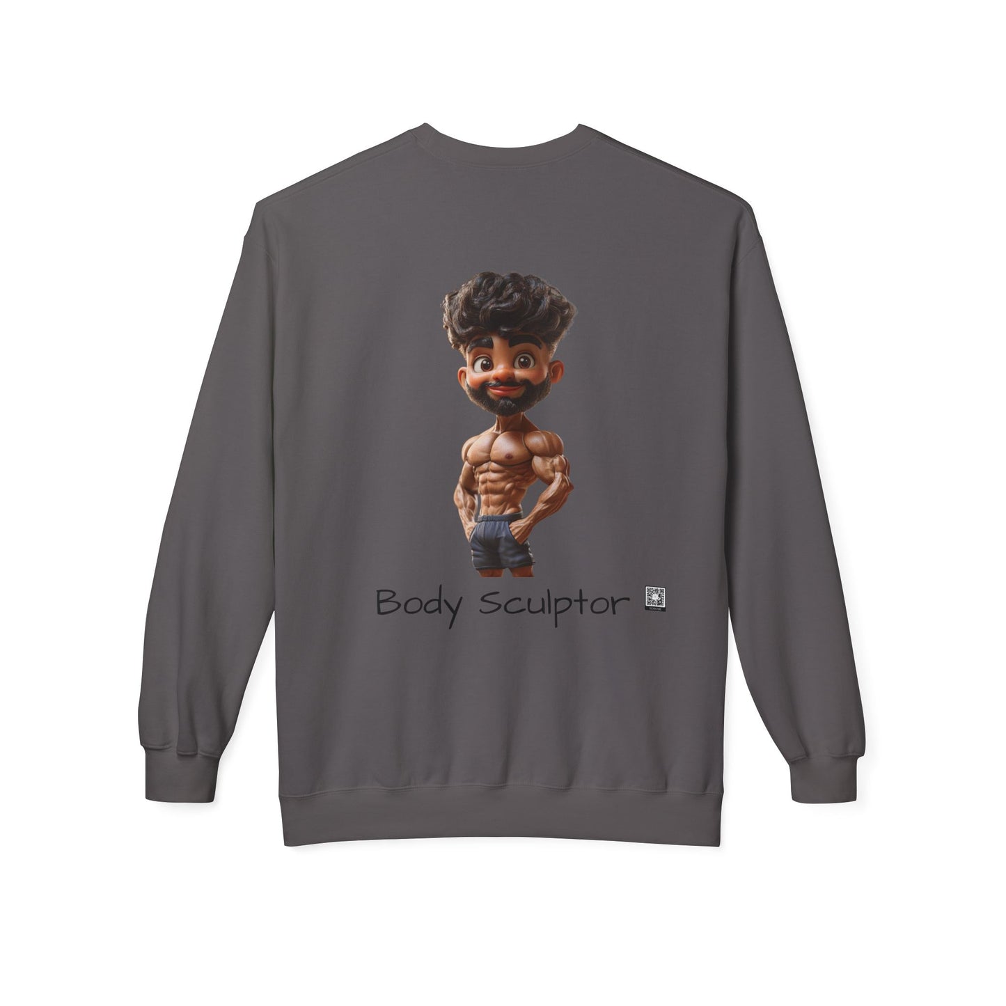 Суитчър Ben Midweight Softstyle от полар с кръгло деколте