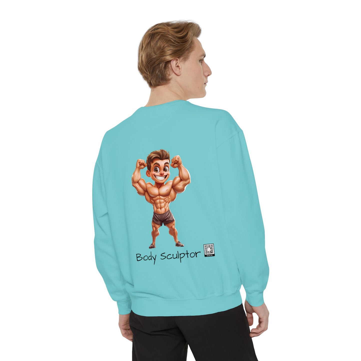 Body Sculptor – Kleidungsstückgefärbtes Sweatshirt