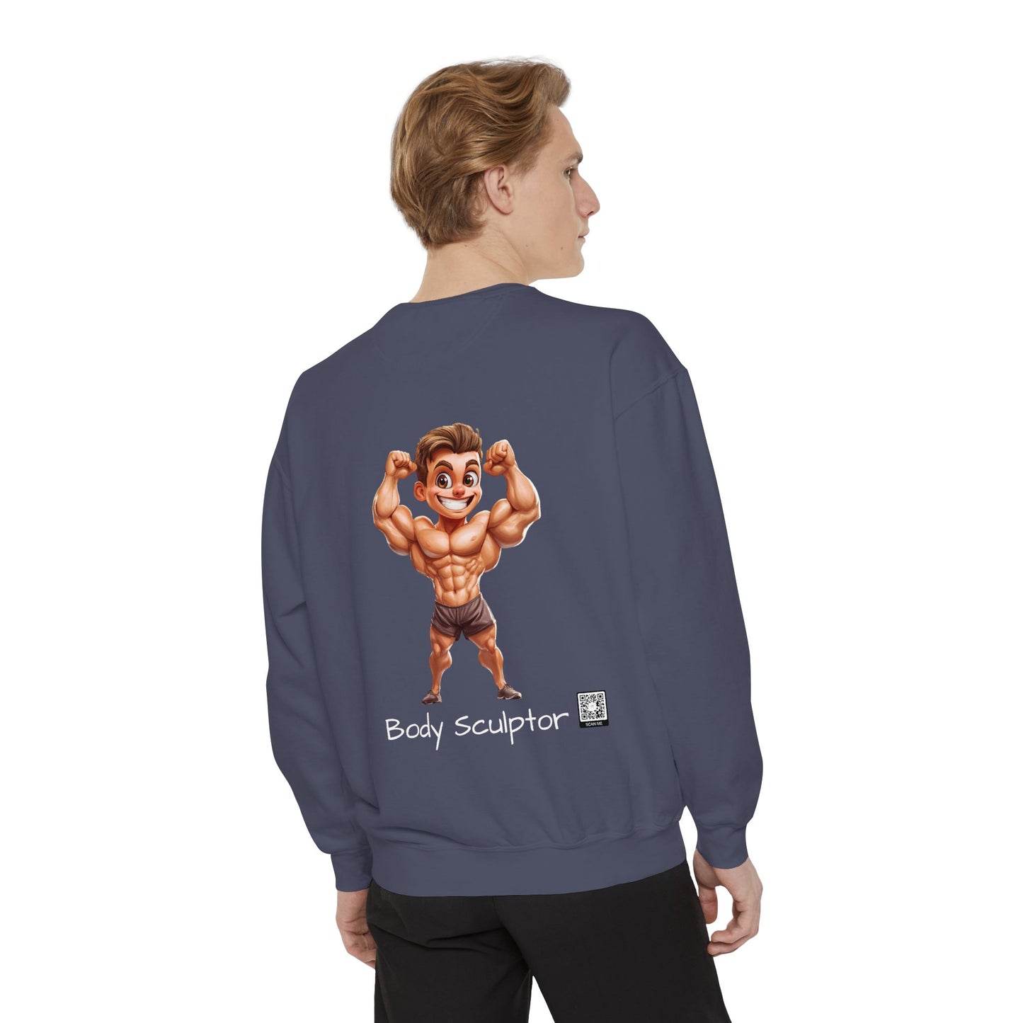 Body Sculptor – Kleidungsstückgefärbtes Sweatshirt