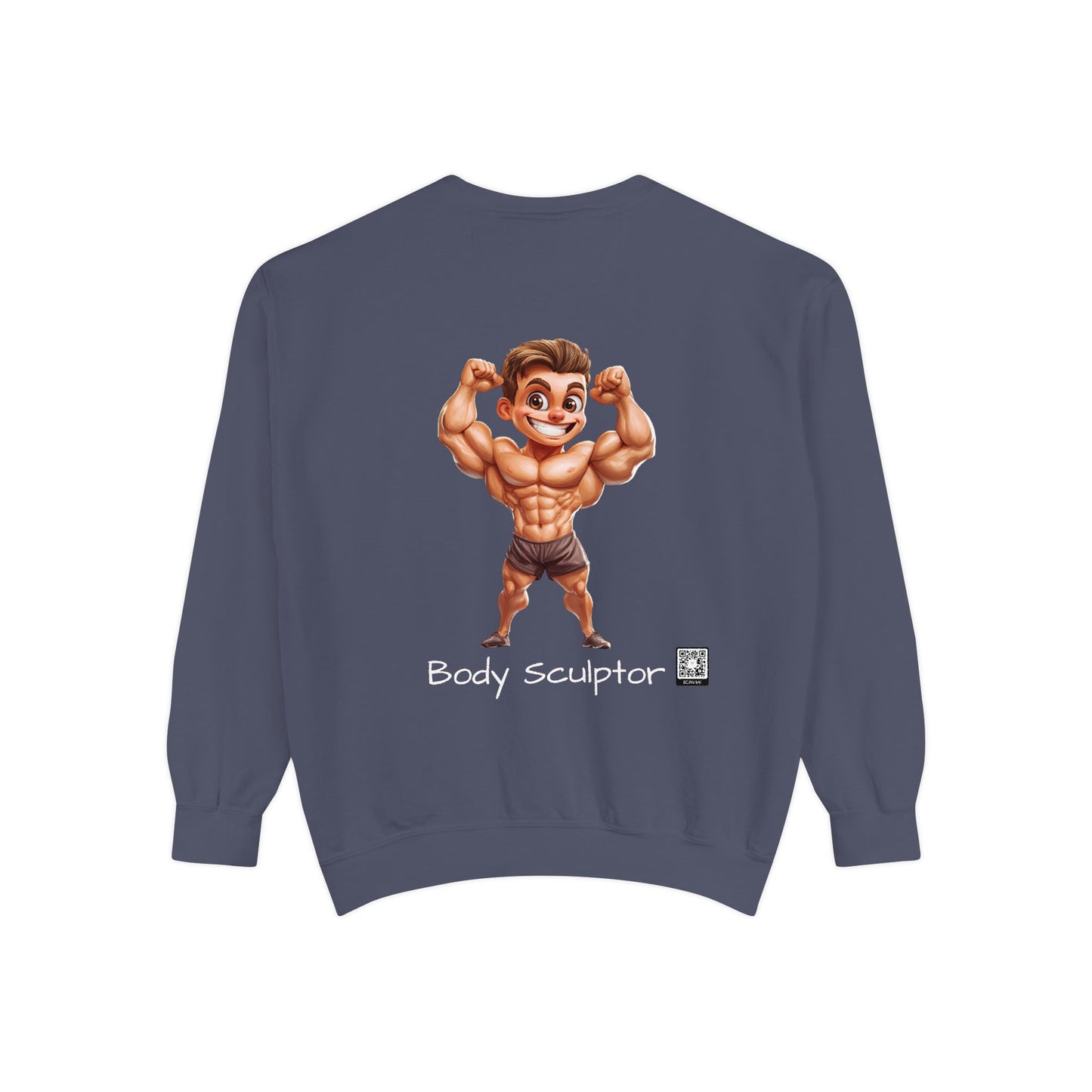 Body Sculptor – Kleidungsstückgefärbtes Sweatshirt