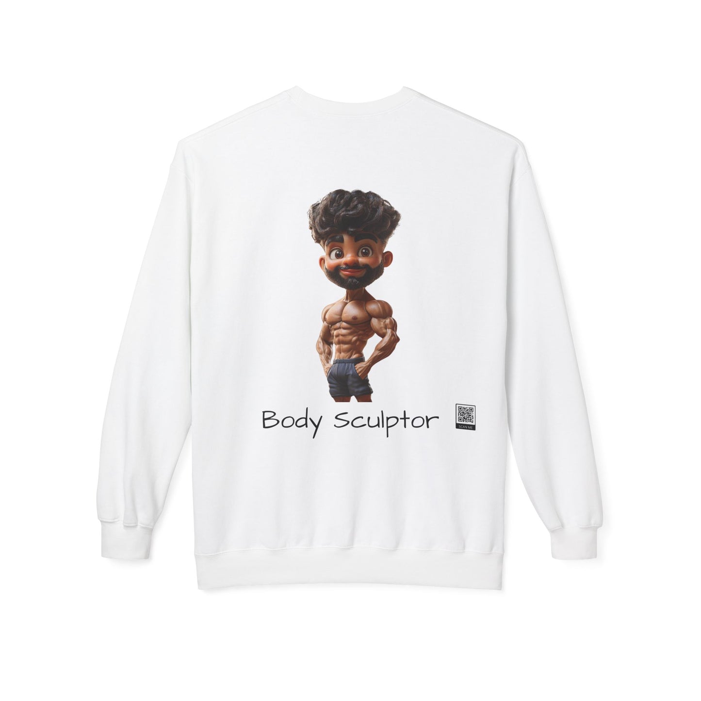 Суитчър Ben Midweight Softstyle от полар с кръгло деколте