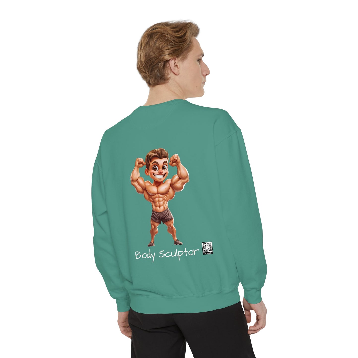 Body Sculptor – Kleidungsstückgefärbtes Sweatshirt