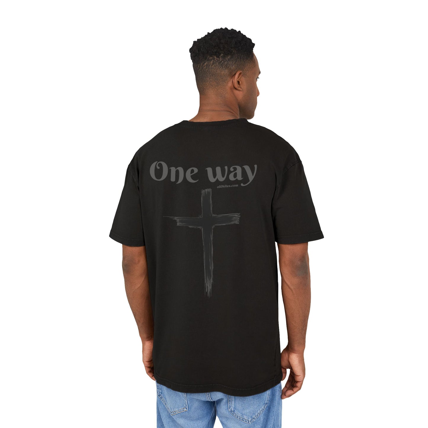 Men's Acid Washed Heavy Oversize Tee