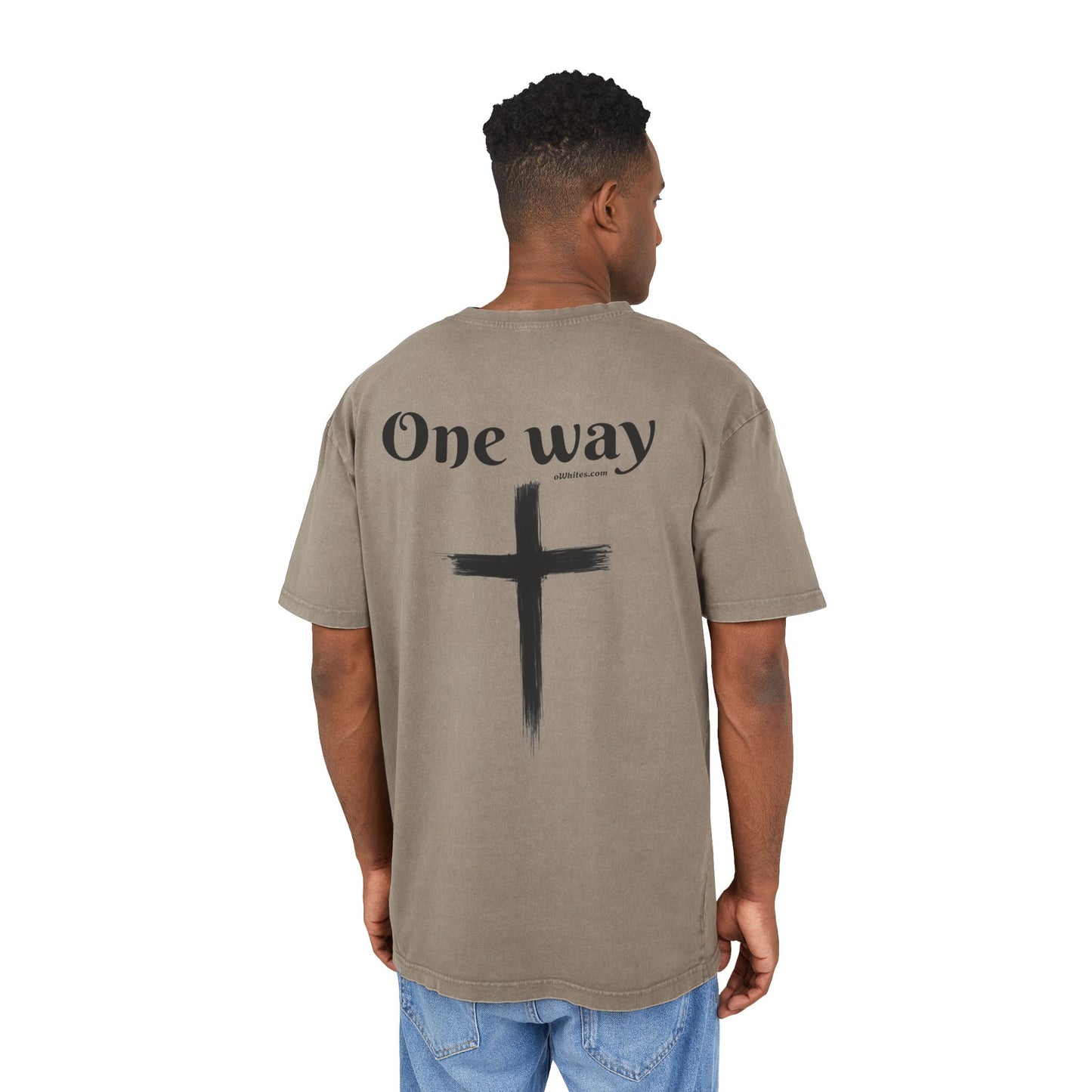 Men's Acid Washed Heavy Oversize Tee
