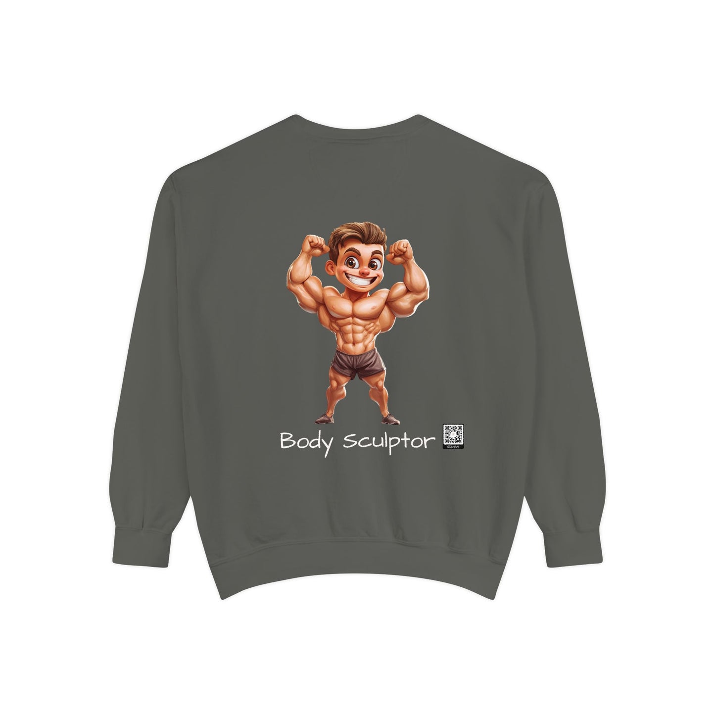 Body Sculptor – Kleidungsstückgefärbtes Sweatshirt