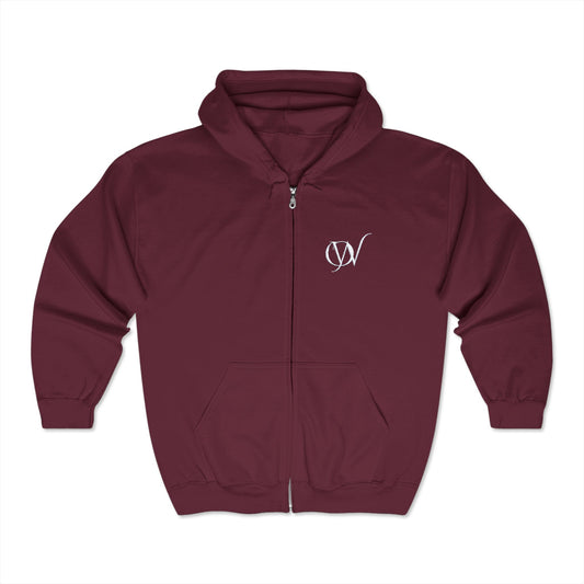 Blush Comfort Heavy Blend™ Kapuzensweatshirt mit durchgehendem Reißverschluss